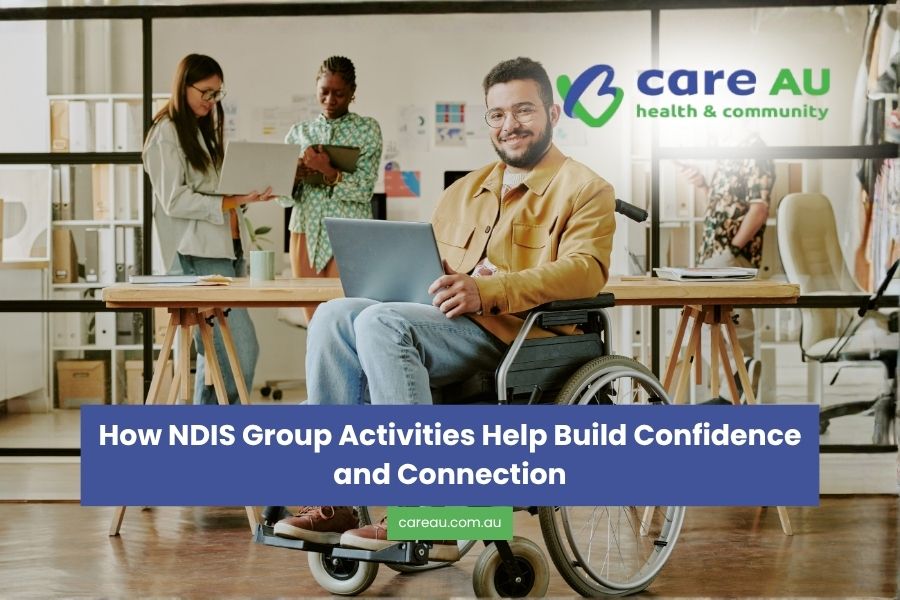 NDIS participants enjoying group activities and building confidence together